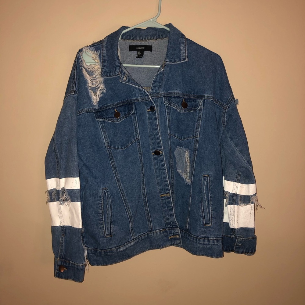Distressed Denim Jacket